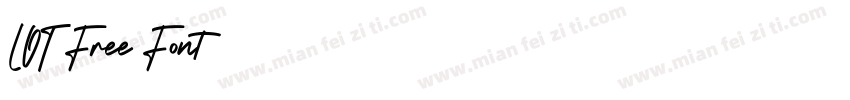 LOT Free Font字体下载字体转换